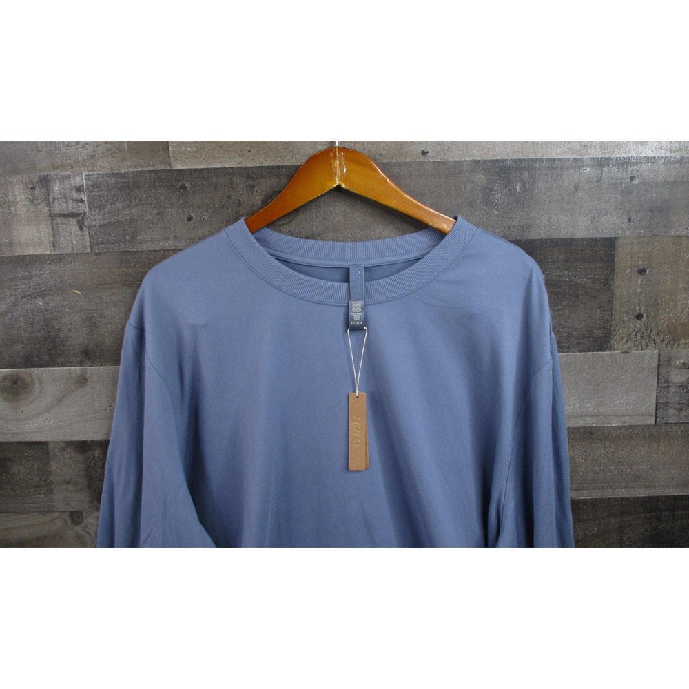 Skims Outdoor Jersey Crewneck Shirt Womens 2X Steel Blue Long Sleeve Top